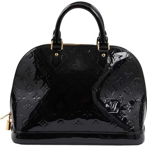 black patent louis vuitton bag|Louis Vuitton calf leather bag.